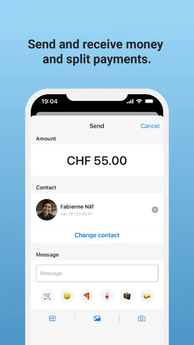 prepaid TWINT & other banks screenshot 5