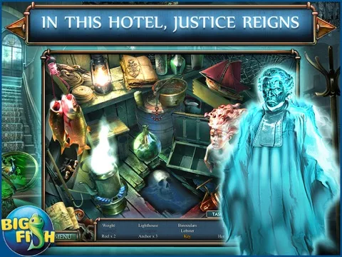 Haunted Hotel: Death Sentence HD - A Supernatural Hidden Objects Game screenshot 2