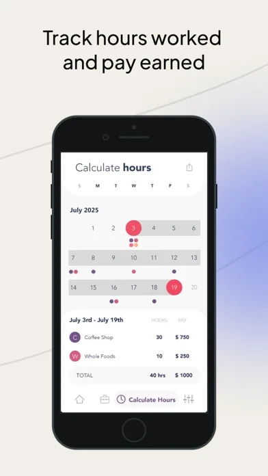 WorkTime: Shift Work Calendar screenshot 2