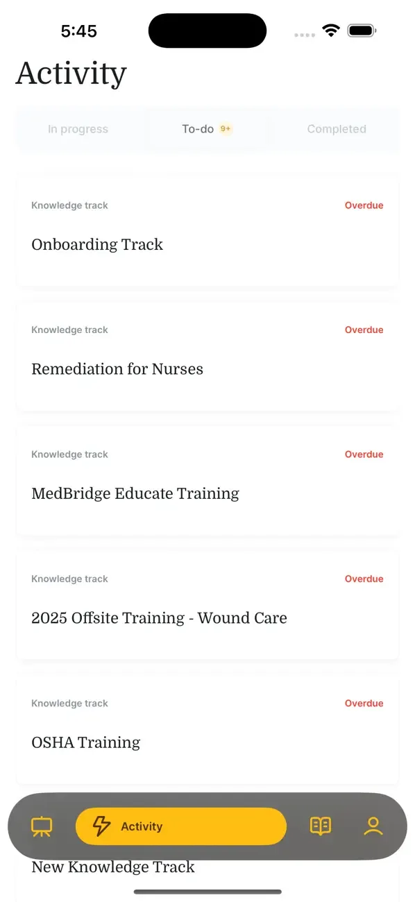 Medbridge screenshot 5