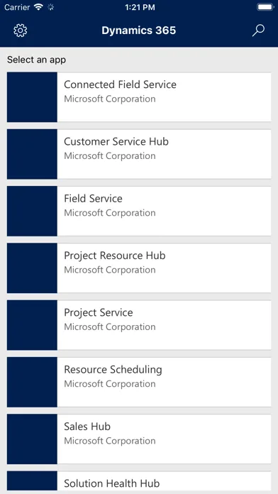 Dynamics 365 for phones screenshot 1
