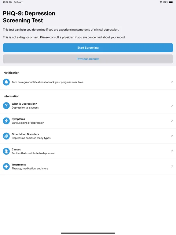 Depression Test⁺ screenshot 4