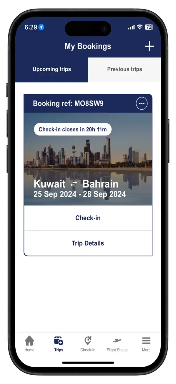 Kuwait Airways screenshot 5