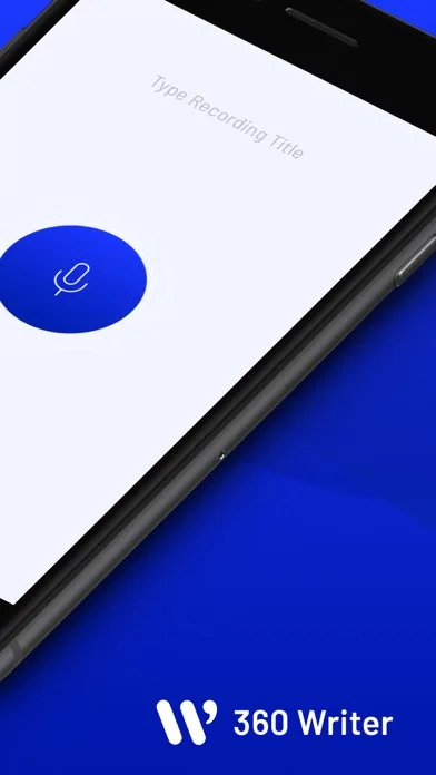 360 Writer - Voice Recorder screenshot 2