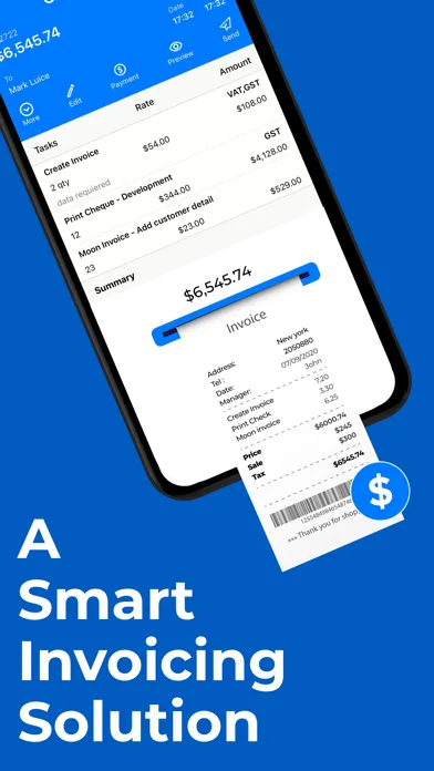 Easy Invoice Maker App by Moon screenshot 1