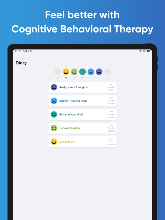 Clarity: Mental Health Journal screenshot 1