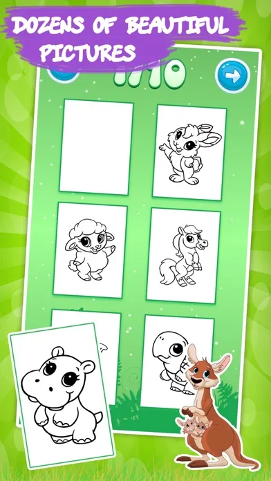 Coloring book: Draw Animals screenshot 3