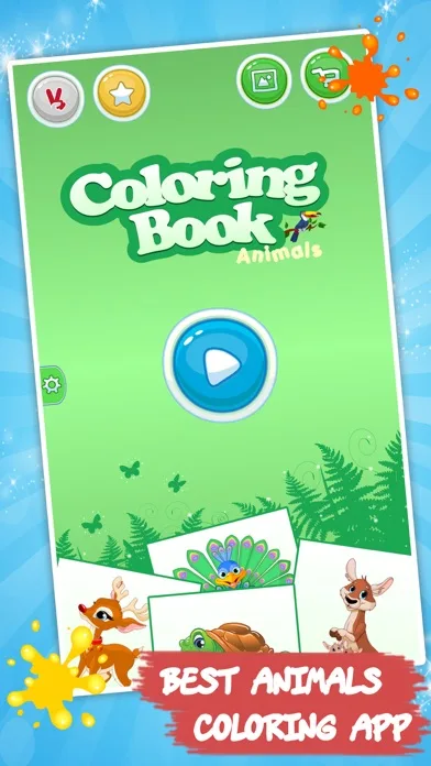 Coloring book: Draw Animals screenshot 5