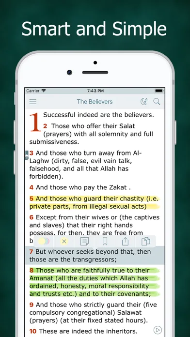 Noble Quran in English & Audio screenshot 1