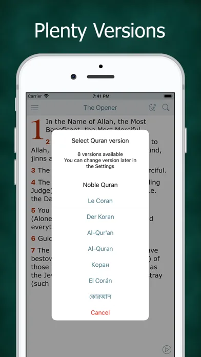Noble Quran in English & Audio screenshot 2