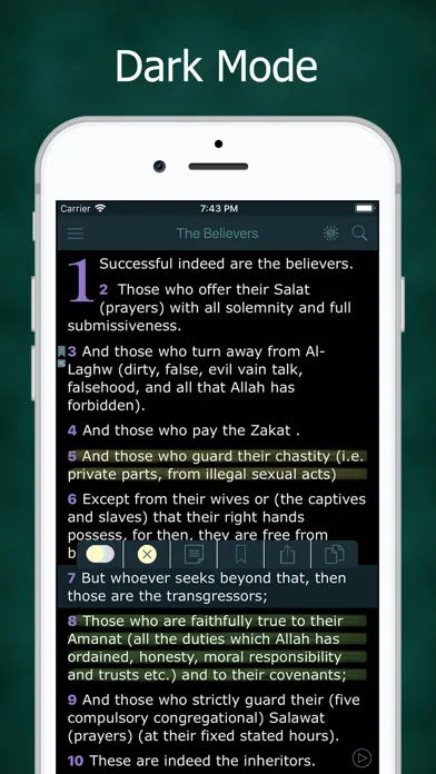 Noble Quran in English & Audio screenshot 4