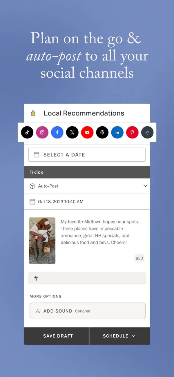 Planoly: Social Media Planner screenshot 1