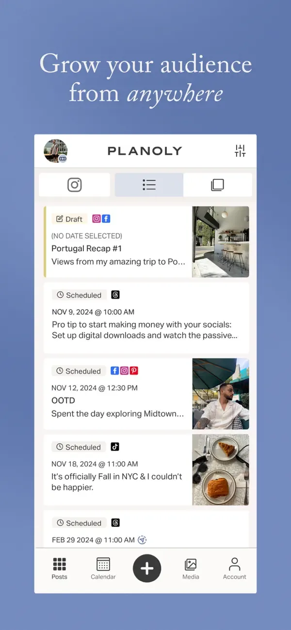 Planoly: Social Media Planner screenshot 2
