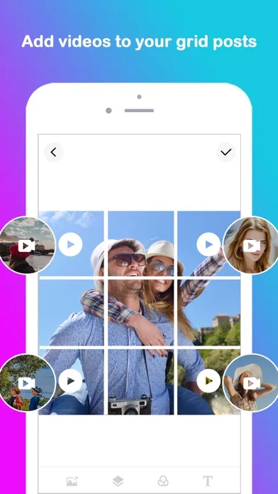 Grid Post Pic Collage Maker screenshot 2