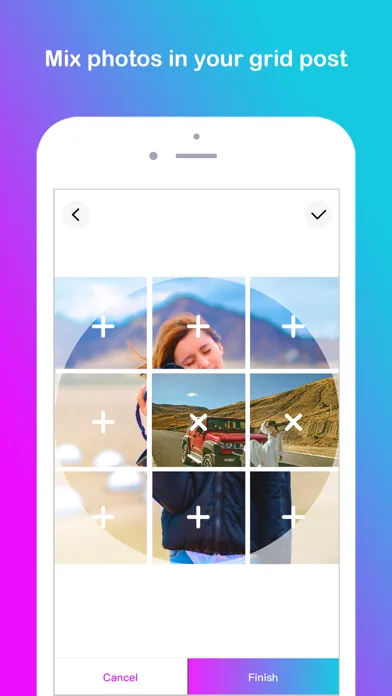 Grid Post Pic Collage Maker screenshot 4