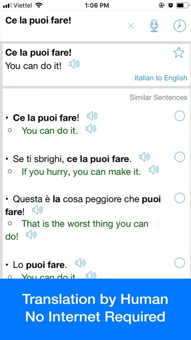 Italian Translator Offline screenshot 2