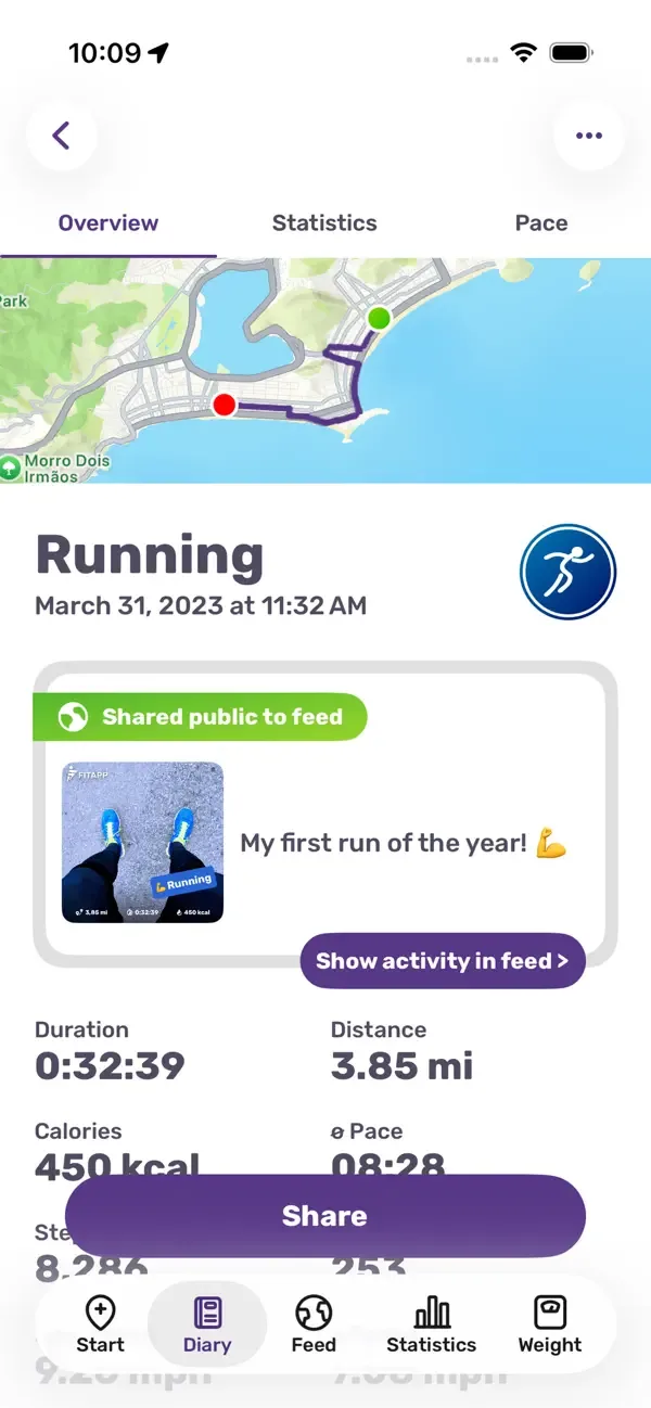 Running Tracker App – FITAPP screenshot 2