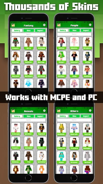 Skins for Minecraft MCPE screenshot 1