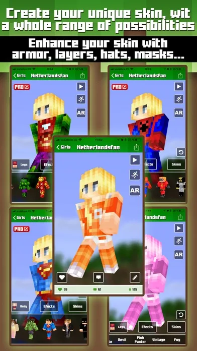 Skins for Minecraft MCPE screenshot 4