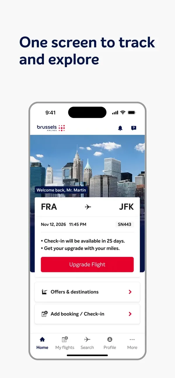 Brussels Airlines screenshot 2
