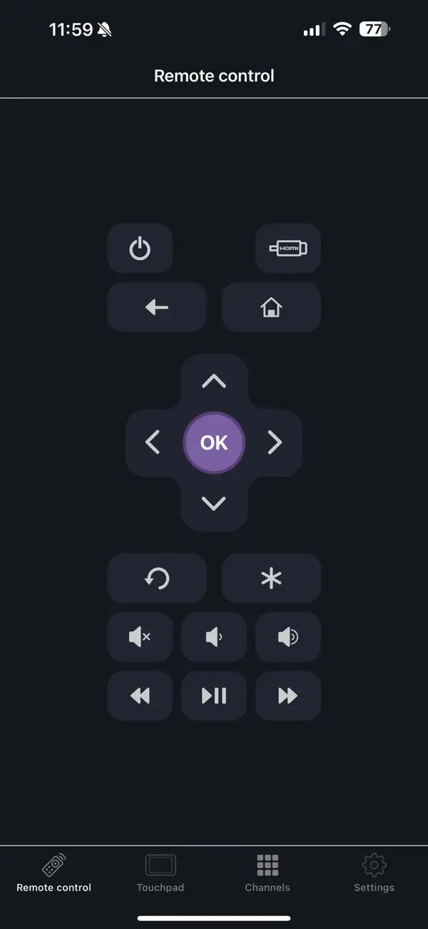 Rokie - Remote for Roku Player screenshot 1