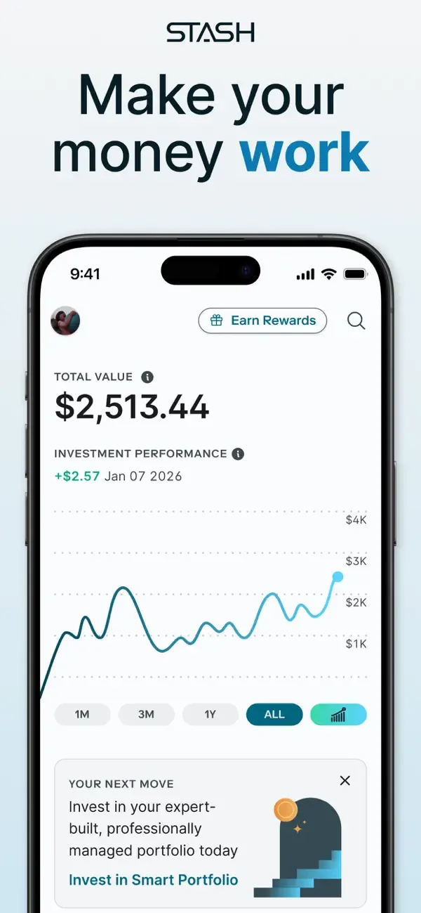 Stash: Investing made easy screenshot 1