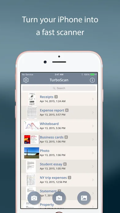 TurboScan™: document scanner screenshot 1