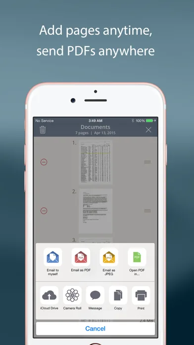 TurboScan™: document scanner screenshot 4