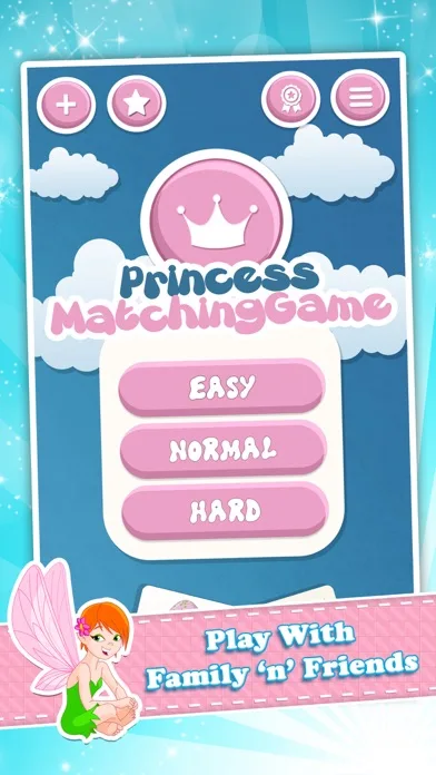 Matching family game: Princess screenshot 5