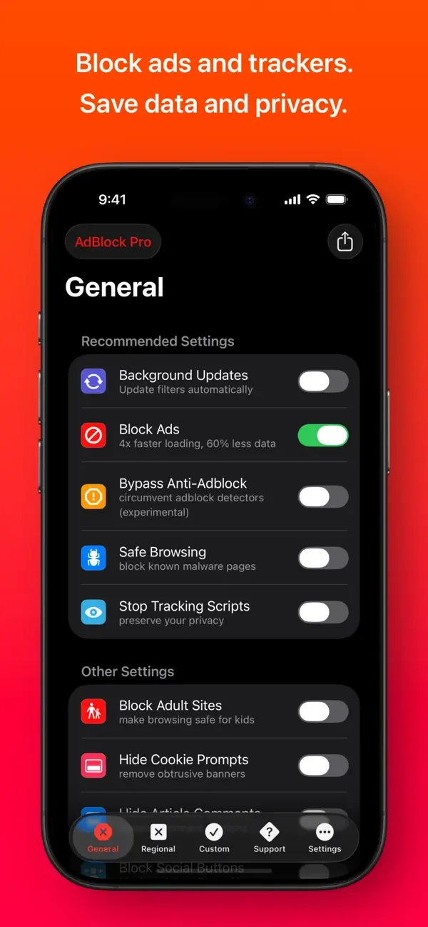 AdBlock Pro for Safari screenshot 2