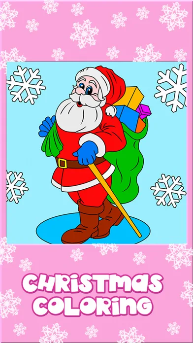 Christmas Coloring Book Games screenshot 1