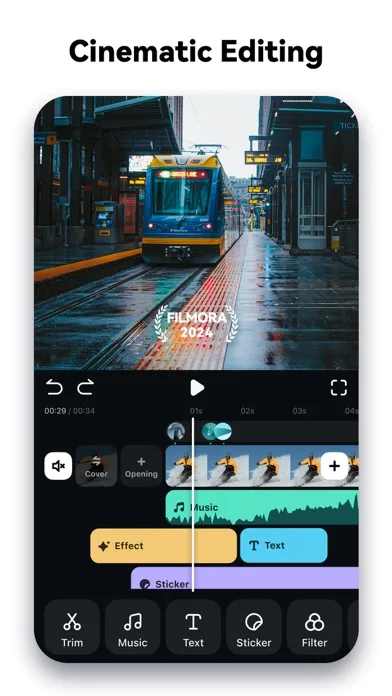 Filmora: AI Video Editor&Maker screenshot 1