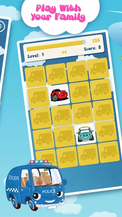 Matching family game: Cars screenshot 4