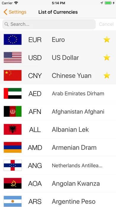 Currency converter: Exchange screenshot 2