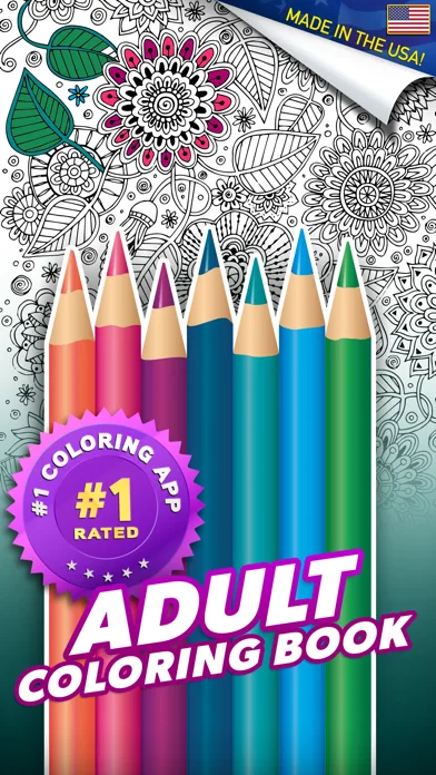 Adult Coloring Book - Coloring Book for Adults screenshot 1