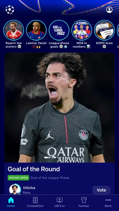 UEFA Champions League Official screenshot 1