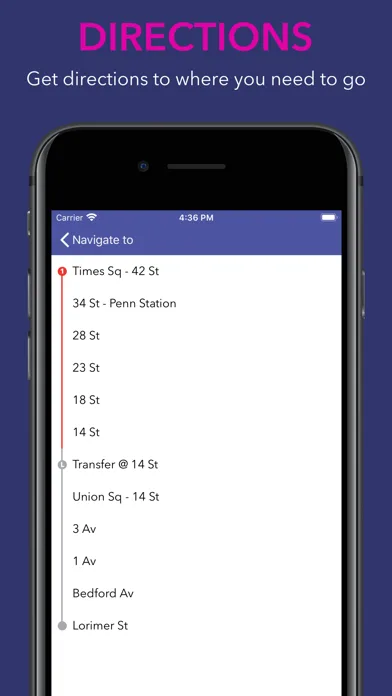 SUBWAY:NYC - Map + Train Times screenshot 3