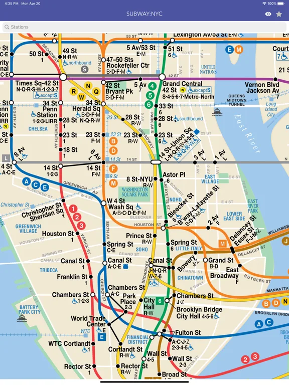 SUBWAY:NYC - Map + Train Times screenshot 5