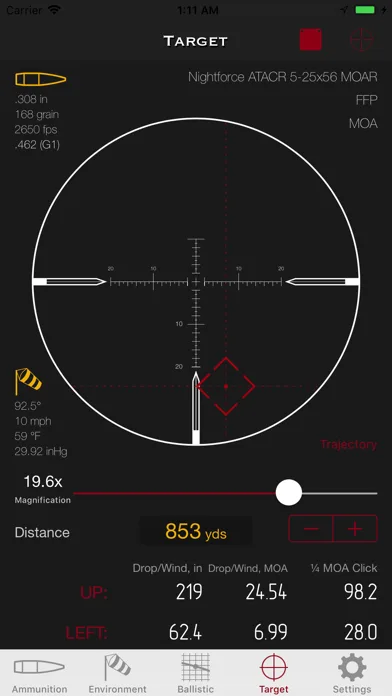SBC - Ballistic Calculator app screenshot 1