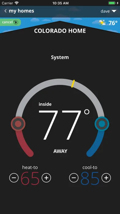 (S30/E30/M30) iComfort T-Stat screenshot 5