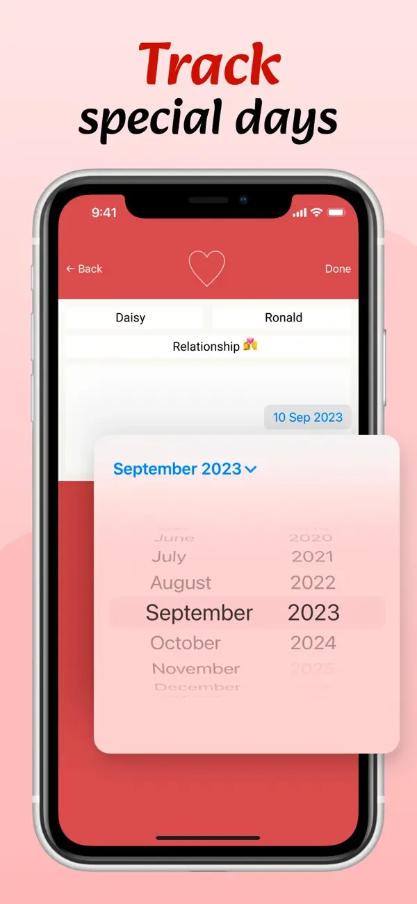 Love Counter - Dating Tracker screenshot 5