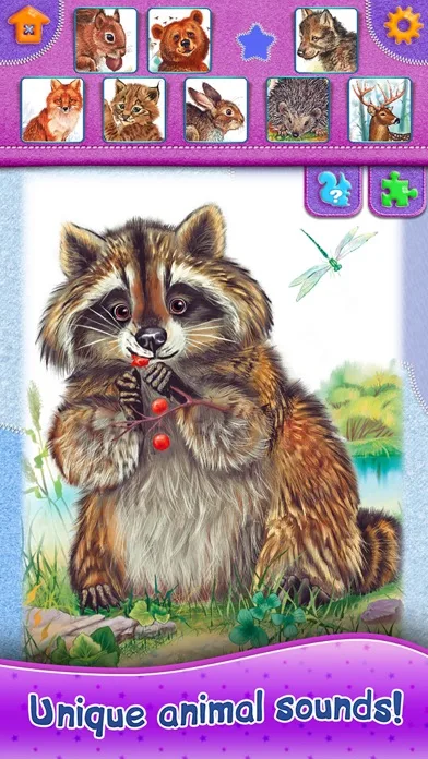 Animals words for kids! Rhymes screenshot 2