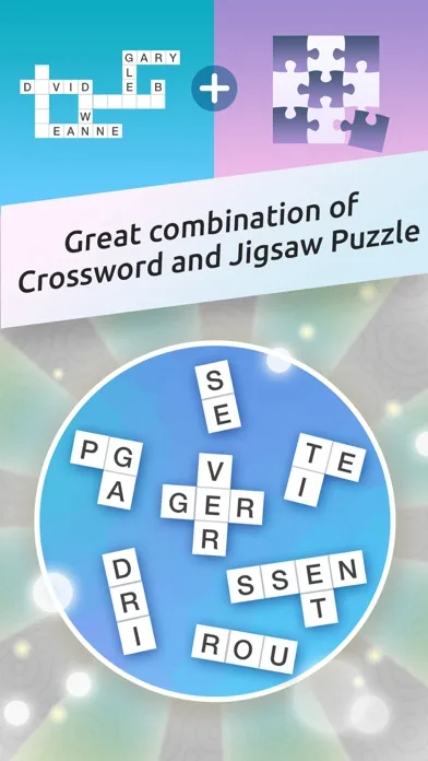 Crossword Jigsaw - Word Search and Brain Puzzle with Friends screenshot 1