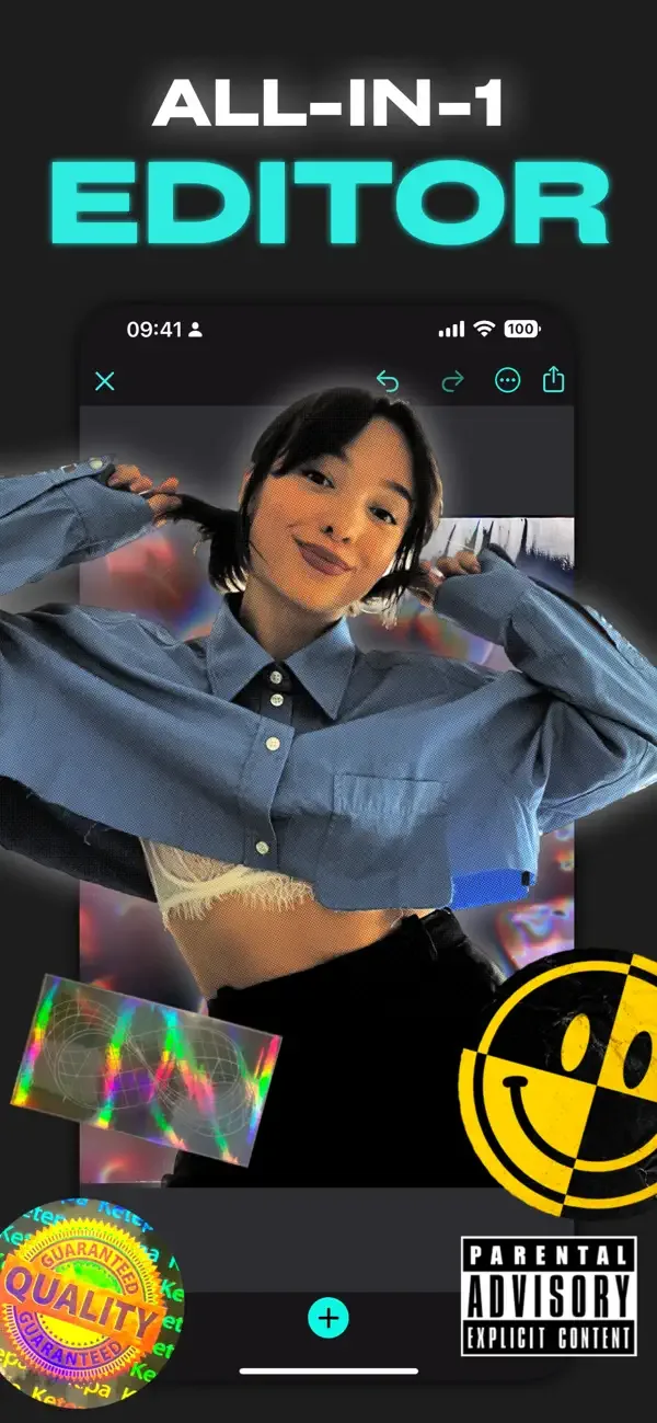 aesthetic photo editor - R4VE screenshot 2