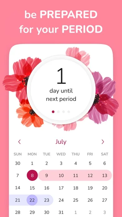 Period Tracker and Calendar screenshot 1