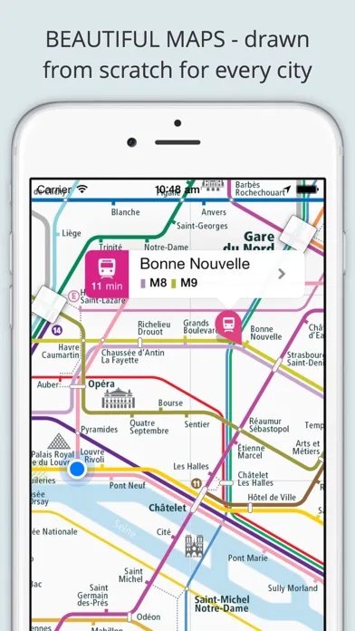 City Rail Map - Travel Offline screenshot 1