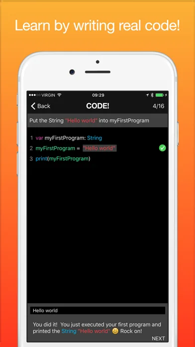 Code! Learn Swift Version screenshot 2