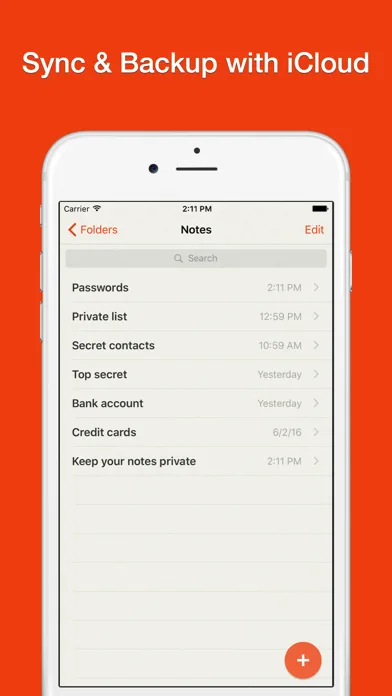 Lock Notes - Passcode Protect screenshot 2