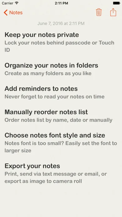Lock Notes - Passcode Protect screenshot 3
