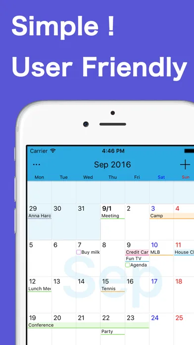 Calendar Z screenshot 1